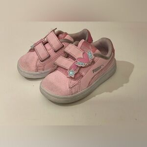 PUMA‎ Girls' Smash V2 Hook and Loop Sneaker Size 5 C